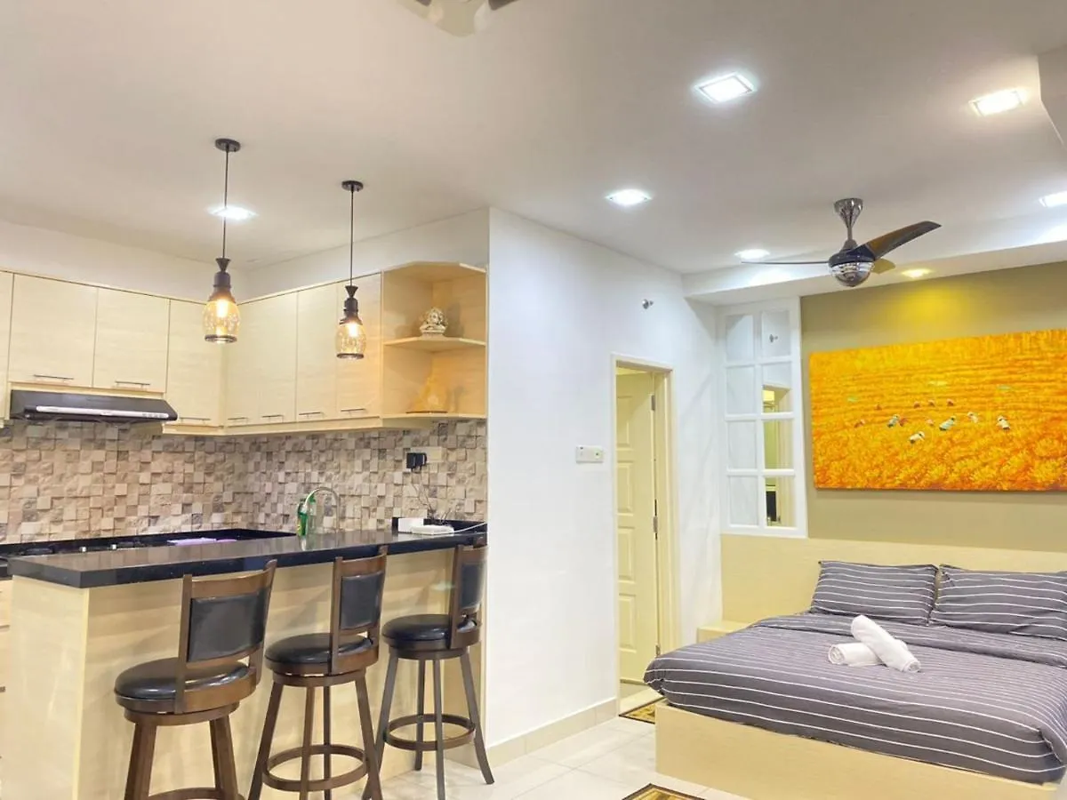 아파트 Lovely Cozy Studio 3Pax@Mansion One Gurney 조지타운